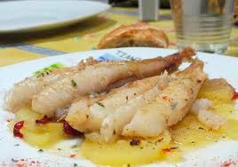 Colitas de rape al horno