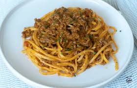 Pasta con carne picada