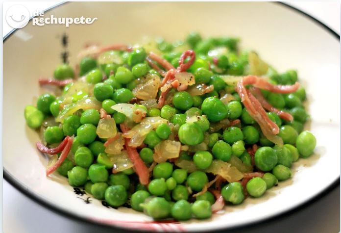 Guisantes con jamón