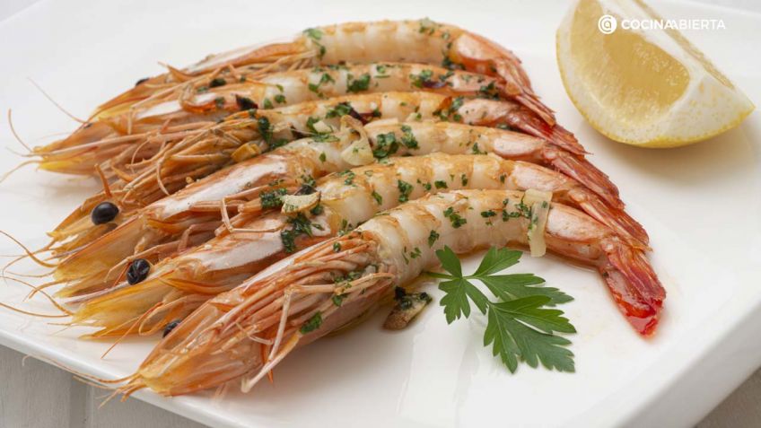 Langostinos al horno