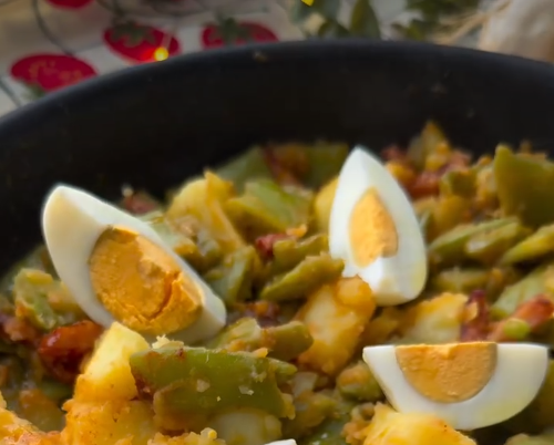 Vainas salteadas